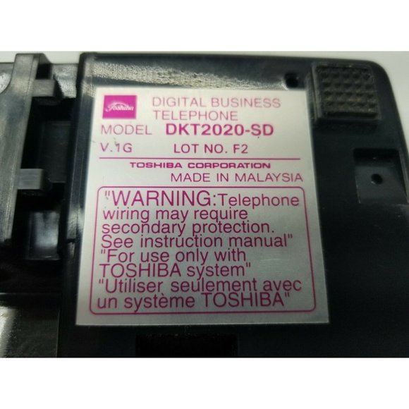 Toshiba DKT2010-SD Digital Key Telephone Phone Desk - Picture 8 of 8